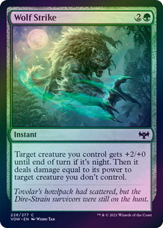 Innistrad: Crimson Vow 228/277 Wolf Strike (Foil)