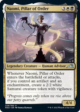 Kamigawa: Neon Dynasty 229/302 Naomi, Pillar of Order