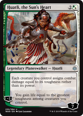 War of the Spark 230/264 Huatli, the Sun's Heart