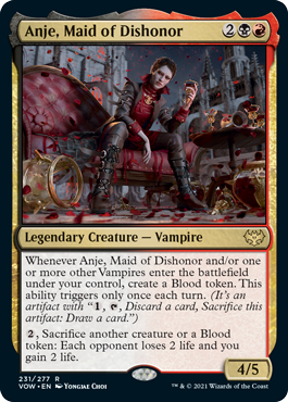 Innistrad: Crimson Vow 231/277 Anje, Maid of Dishonor