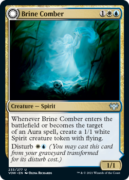 Innistrad: Crimson Vow 233/277 Brine Comber//Brinebound Gift