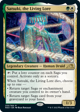 Kamigawa: Neon Dynasty 235/302 Satsuki, the Living Lore