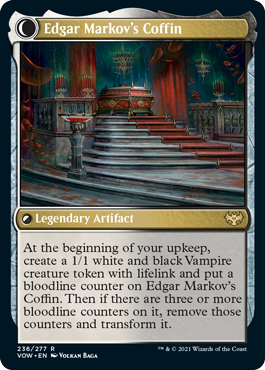 Innistrad: Crimson Vow 236/277 Edgar, Charmed Groom//Edgar Markov's Coffin