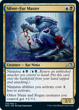 Kamigawa: Neon Dynasty 236/302 Silver-Fur Master