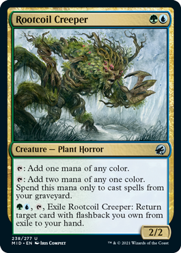 Innistrad: Midnight Hunt 238/277 Rootcoil Creeper