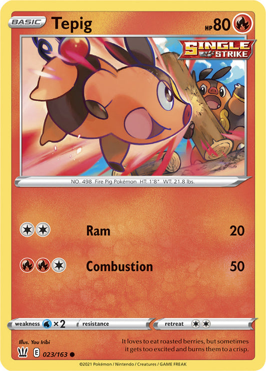 Battle Styles 023/163 Tepig