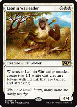 Core Set 2019 023/280 Leonin Warleader