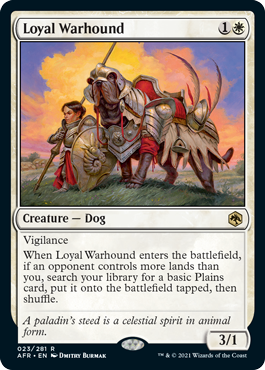 Adventures in the Forgotten Realms 023/281 Loyal Warhound
