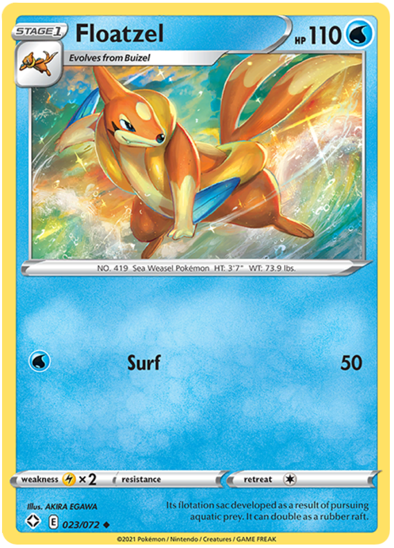 Shining Fates 023/072 Floatzel