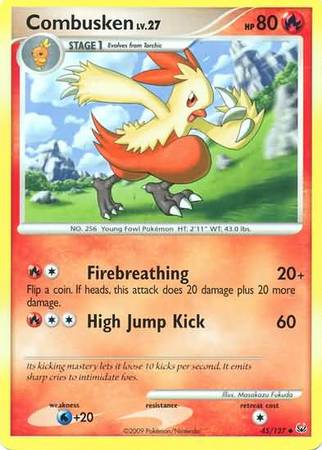 Platinum 045/127 Combusken Lv. 27