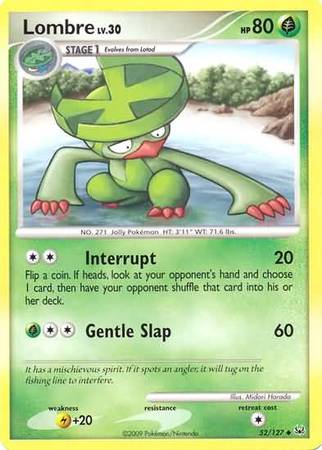 Platinum 052/127 Lombre Lv. 30