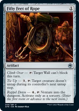 Adventures in the Forgotten Realms 244/281 Fifty Feet of Rope (Foil)