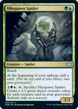 Innistrad: Crimson Vow 250/277 Vilespawn Spider