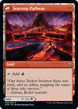 Kaldheim 252/285 Blightstep Pathway/Searstep Pathway