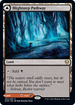 Kaldheim 252/285 Blightstep Pathway/Searstep Pathway
