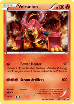 Steam Siege 025/114 Volcanion