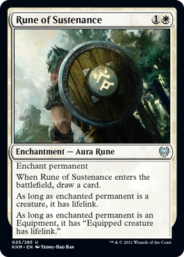 Kaldheim 025/285 Rune of Sustenance