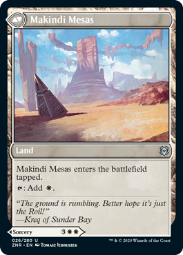 Zendikar Rising 026/280 Makindi Stampede//Mankindi Mesas