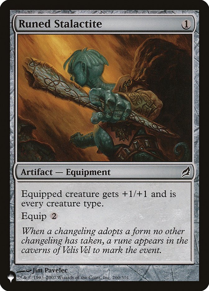 The List - Lorwyn 260/301 Runed Stalactite