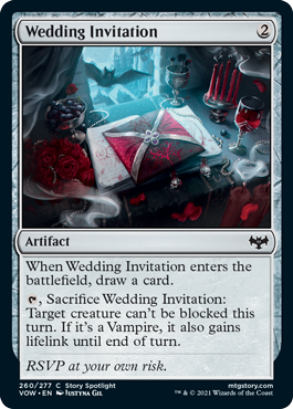 Innistrad: Crimson Vow 260/277 Wedding Invitation