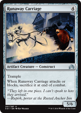 Shadows Over Innistrad 261/297 Runaway Carriage