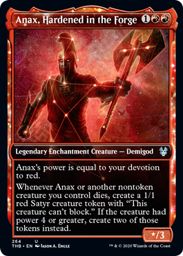 Theros Beyond Death 264 Anax, Hardened in the Forge (Alternate Showcase)