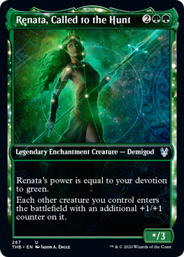 Theros Beyond Death 267 Renata, Called to the Hunt (Alternate Showcase)