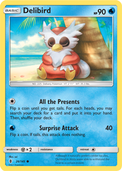 Guardians Rising 026/145 Delibird (Reverse Holo)