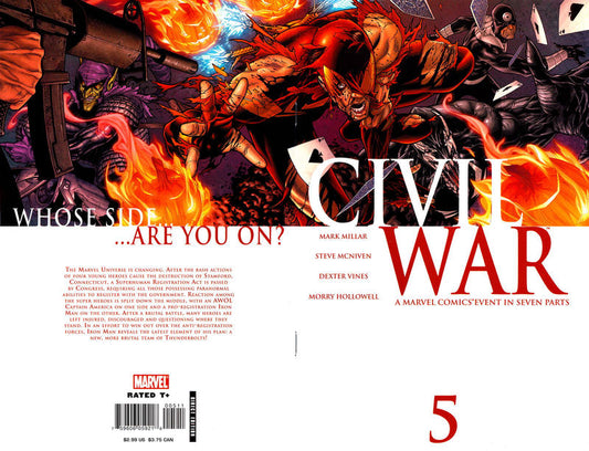 Civil War #5 Marvel Comics (2006)