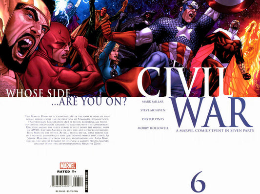 Civil War #6 Marvel Comics (2006)