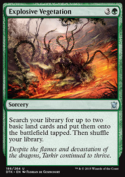 Dragons of Tarkir 186/264 Explosive Vegetation