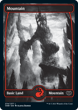 Innistrad: Crimson Vow 274/277 Mountain (Extended Art)