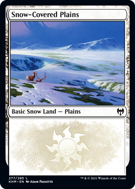 Kaldheim 277/285 Snow-Covered Plains (Foil)