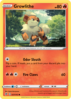 Rebel Clash 027/192 Growlithe