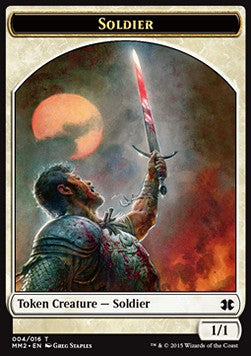 Soldier 004/016 Modern Masters 2015 Token