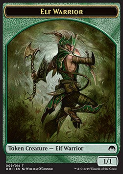 Elf Warrior 009/014 Magic Origins Token