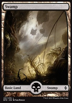 Battle for Zendikar 261/274 Swamp (Full Art)