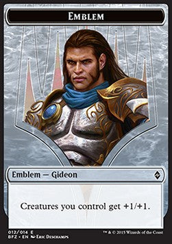 Emblem Gideon 012/014 Battle for Zendikar Token