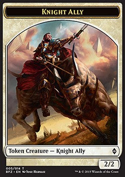 Knight Ally 005/014 Battle for Zendikar Token