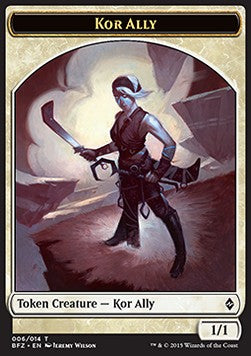 Kor Ally 006/014 Battle for Zendikar Token