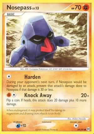 Arceus 69/99 Nosepass Lv 13