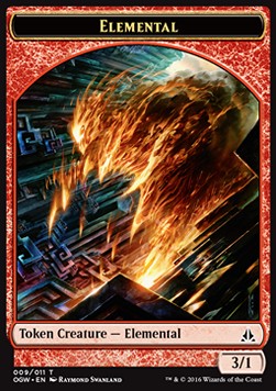 Elemental 009/011 Oath of the Gatewatch Token