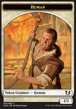 Human 078/80 Duel Decks Blessed Vs Cursed Token