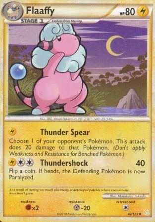 HeartGold & SoulSilver 042/123 Flaaffy