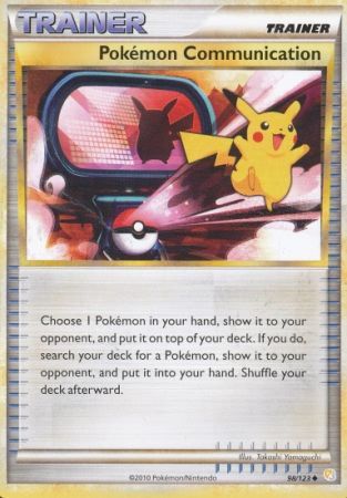 HeartGold & SoulSilver 098/123 Pokemon Communication