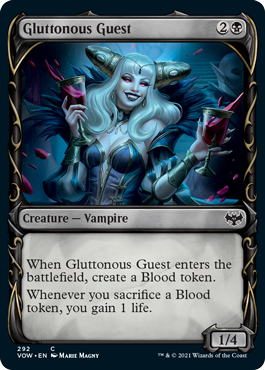 Innistrad: Crimson Vow 292 Gluttonous Guest (Fang Frame)