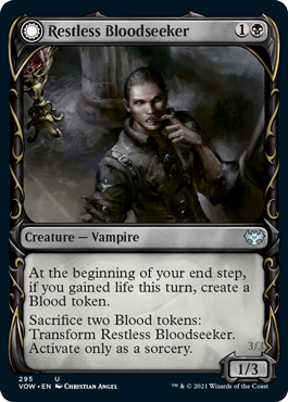 Innistrad: Crimson Vow 295 Restless Bloodseeker//Bloodsoaked Reveler (Fang Frame)