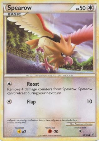 HS Unleashed 62/95 Spearow