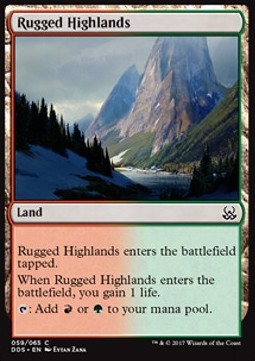 Duel Decks: Mind vs. Might 059/065 Rugged Highlands