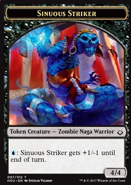 Sinuous Striker 007/012 Hour of Devistation Token